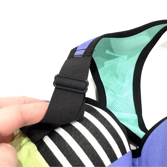 Victoria's Secret VSX Sport Vibrant Colorblock Padded Sports Bra - Picture 3 of 7